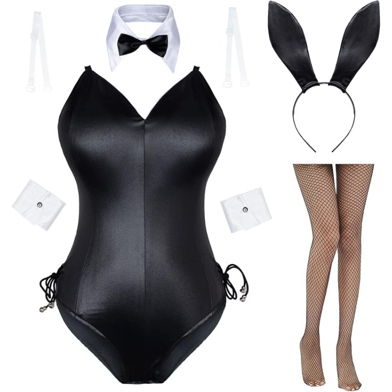 2026 Fantasia de Cosplay Bunny - Anime Cosplay Jumpsuit avaliação e preço