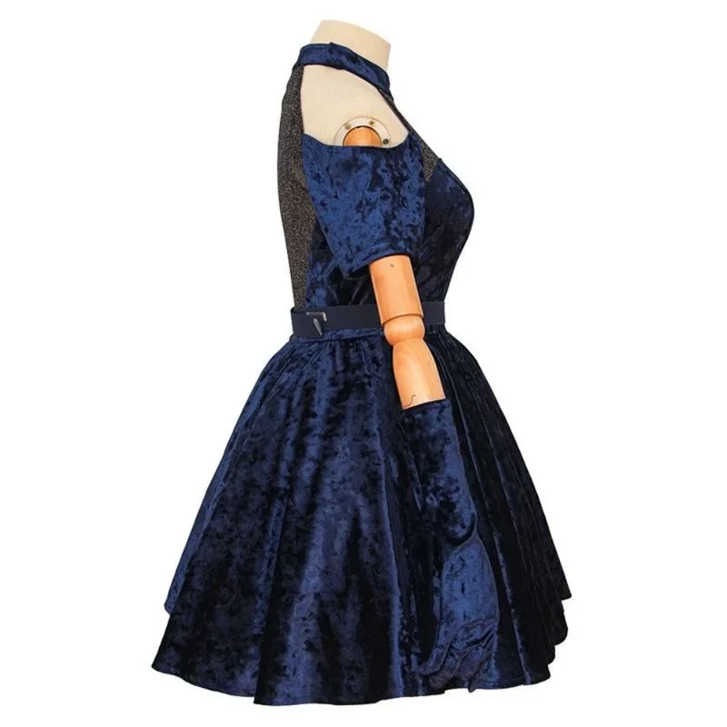 Fantasia de Cosplay Mizi 2026, - Anime Cosplay Blue Hair avaliação e preço