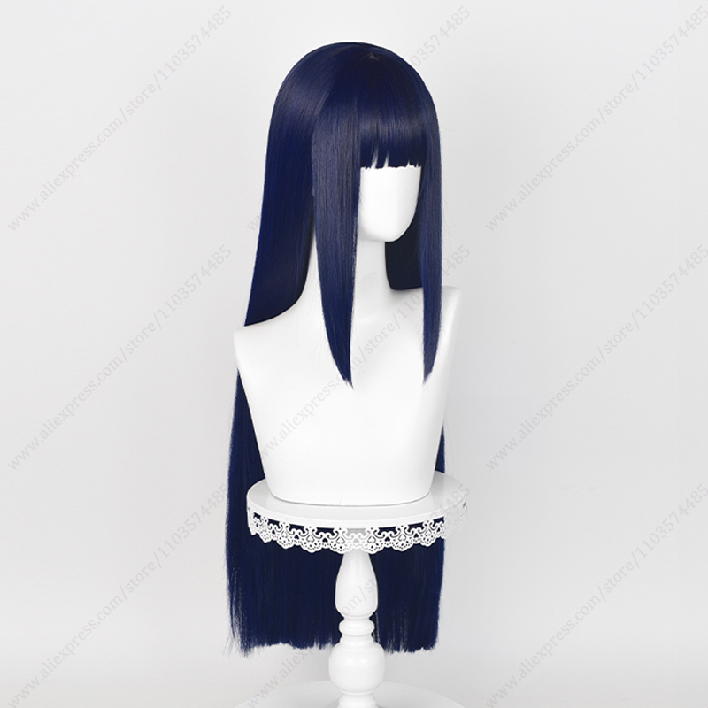 Peruca de cosplay de Hinata Hy - Anime Cosplay Blue Hair avaliação e preço